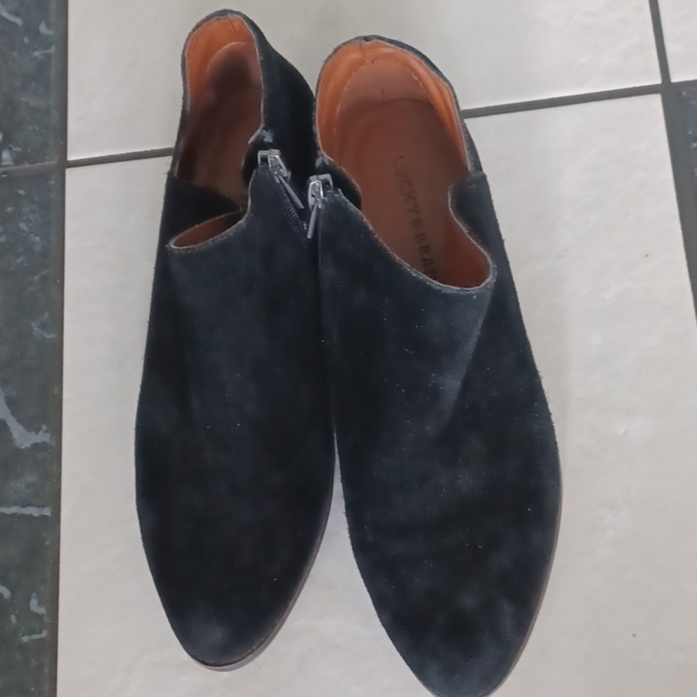 Lucky Brand Fenley black bootie boots. Size 8.5
